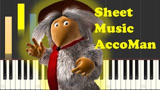 Wombles Theme Song Piano Sheet Music [upl. by Seumas]