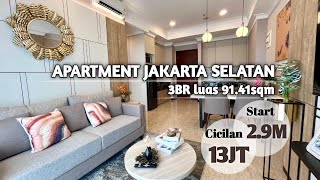 ROOMTOUR APARTEMEN PERMATA HIJAU SUITES  tipe 3BR luas 9140sqm start 29M [upl. by Howarth]