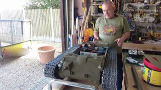 16 scale Armortek M26 Pershing RC Tank build Vid 22 The first of the option packs get tested [upl. by Treve]