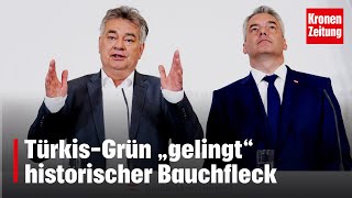 Vertrauen weg TürkisGrün „gelingt“ historischer Bauchfleck  kronetv NEWS [upl. by Krispin691]