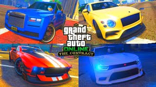 GTA Online The Contract  All weaponizedimani tech cars [upl. by Alimhaj350]