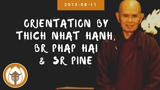 Mindfulness Retreat for Educators Orientation by Thich Nhat Hanh Br Phap Hai amp Sr Pine [upl. by Aohk]