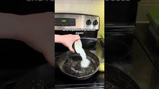 How To Clean A Cast Iron Skillet [upl. by Adyaj]