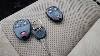 2008 Pontiac Torrent GPX key fob programming [upl. by Ahsikel]