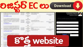 IGRS  EC download New Process  Register dept Encumbrance Certificate [upl. by Divadnoj143]