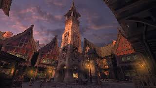 Fable 2 Bowerstone Ambience Realistic Soundscape 🏘️🍻🐔 [upl. by Shum]