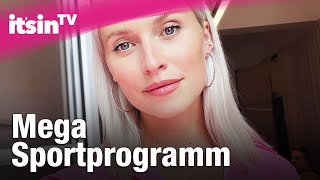 Sport trotz Hitze Schwangere Lena Gercke ko  Its in TV [upl. by Torp]