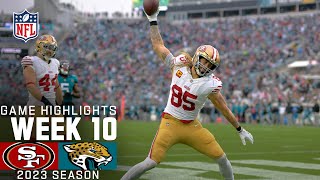 San Francisco 49ers vs Jacksonville Jaguars Game Highlights  NFL 2023 Week 10 [upl. by Missie780]