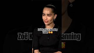 Zoë Kravitz amp Channing Tatum are all the COUPLE GOALS while talking “Blink Twice” 🥰😍 [upl. by Madid996]