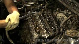 How To Torque Cylinder Head Bolts  EricTheCarGuy [upl. by Ahsitneuq]