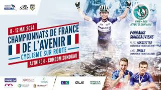 Championnats de France de l’Avenir sur route  Altkirch 2024  Parcours des France Route Avenir 2024 [upl. by Anadal895]