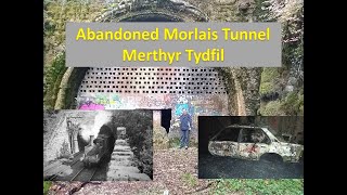 8 Walking through abandoned Morlais Tunnel in Merthyr Tydfil South Wales [upl. by Netsyrc590]