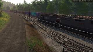 Railroader 2024 11 10 Freight Train Entrance Bryson [upl. by Remlap]