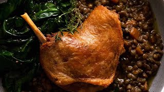 Duck Confit French Slow Roasted Duck Legs [upl. by Anitselec]