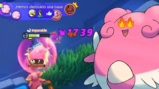 😱¡¿COMO PUEDE PEGAR TANTO😱 BLISSEY A CRITICOS WTF Pokemon Unite [upl. by Amil284]