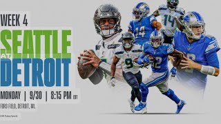 Week 4 Seattle Seahawks Vs Detroit Lions 🔥 2024 [upl. by Neveda199]