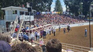 Prayer amp National Anthem St Paul Rodeo 2022 [upl. by Derfniw]