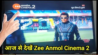 Zee Anmol Cinema 2 Started On Free Dish Mpeg2 Boxes [upl. by Suirauqram]