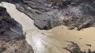 Chilcotin River Landslide Updated Footage Post Breach [upl. by Maureene]