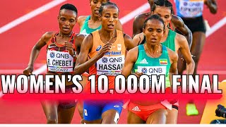 EPIC Women’s 10000 Meters Final  Sifan Hassan Vs Gudaf Tsegay Vs Beatrice Chebet  Paris Olympic [upl. by Ileane]