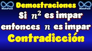 16 Demostración por Reducción al Absurdo Contradicción [upl. by Leamse]