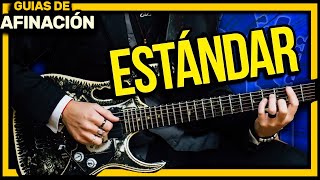 01 🧭 GUIA de AFINACIÓN Afinación ESTÁNDAR Afinador para GUITARRA elèctrica [upl. by Sonja]