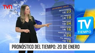 Pronóstico del tiempo Viernes 20 de enero  TV Tiempo [upl. by Kahl402]