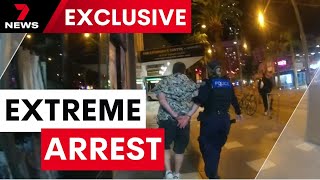 Shocking footage of forceful Queensland police  7NEWS [upl. by Kamin]