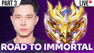 PUSH RANK KE MYTHIC IMMORTAL MOBILE LEGENDS PART 3 LIVE [upl. by Leifer145]