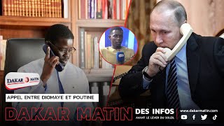 APPEL ENTRE DIOMAYE ET POUTINE LES QUESTIONS SOULEVÉES SELON MATAR CISSÉ [upl. by Nedrud550]