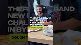 I smashed the NEW Cheeseburger Eddy Pizza Challenge  Dough Time  Sydney NSW [upl. by Christin]