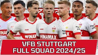 VFB STUTTGART FULL SQUAD SEASON 202425  VfB Stuttgart Official Squad [upl. by Costello]