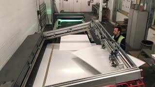 HG Kippax 9950TOUV Semi Automatic Screen Printer with UV Bridge  Sold [upl. by Stouffer]