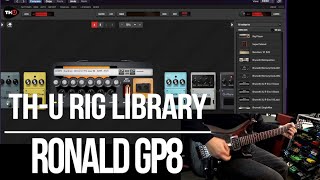 Overloud THU Rig Libraries  Ronald GP8  Playthrough Roland GP8 [upl. by Nosredna702]