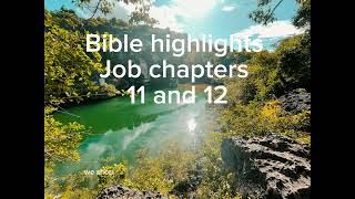 Exploring Job chapter 11 and 12 midweek meeting of Jehovah’s Witnesses [upl. by Oicnerual32]