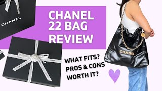 CHANEL 22 BAG Review  Watch This Before Buying [upl. by Ainaled]