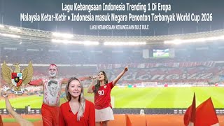 ● 5 Negara Penonton Terbanyak World Cup 2026 Lagu Kebangsaan Indonesia Trending 1 Di Eropa [upl. by Aisital]