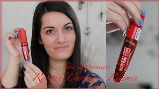 1ère impression n°2  Mascara Rockin Curves  Rimmel [upl. by Ahsiekrats]