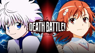 Killua VS Misaka Hunter X Hunter VS A Certain Magical Index  DEATH BATTLE [upl. by Joyan]