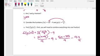 Section 27 Video Are They Inverses [upl. by Anik]