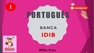 Questões de Português da banca IDIB 1 [upl. by Ailen]