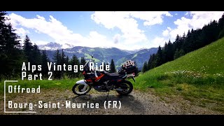 Alps Vintage Ride Africa Twin XRV 750 Part 2 OFFroad [upl. by Blanche]