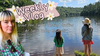 Grout Pen Fail 🙈 and Trying Cruffins At Swiss Valley Reservoir  Real Life Weekly Vlog [upl. by Dnomayd]