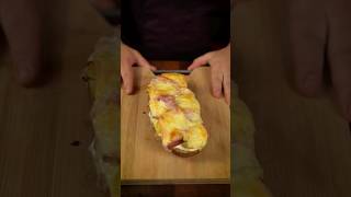 Raclette cheese bread recipe  shorts cookingasmr asmr [upl. by Hendrix]