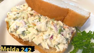 EASY LOBSTER SALAD  BAHAMIAN COOKING [upl. by Nwahsid]