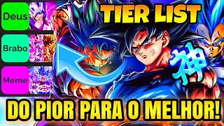 TIER LIST 2023 ATUALIZADA DRAGON BALL LEGENDS [upl. by Carrelli]