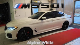 NEW ARRIVAL 2023 BMW M550i xDrive Alpine White [upl. by Harelda]