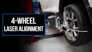 FourWheel Laser Alignment at CJ Auto Service [upl. by Aihceyt]