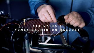 StringScience  How To String A Badminton Racquet [upl. by Poler]