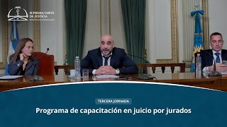 Clase 3  Programa de capacitación en Juicio por Jurados [upl. by Clovis]